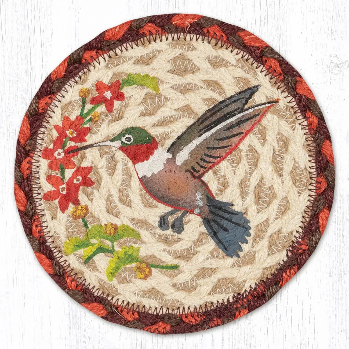 Oversized Braided Jute Coaster LC - Image 6