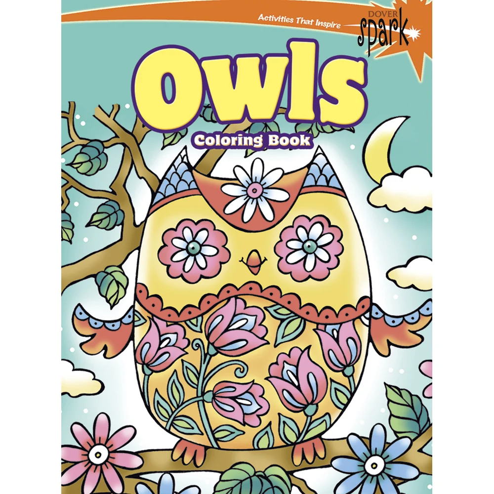 Owls Coloring Book 0486802116