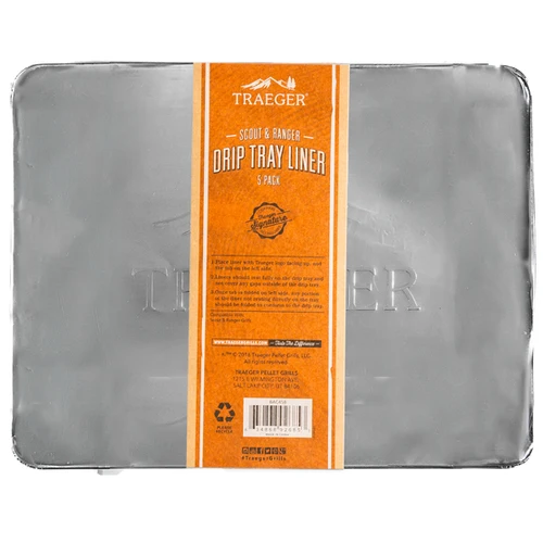 Pack of 5 Drip Tray Liners for Scout & Ranger Grills