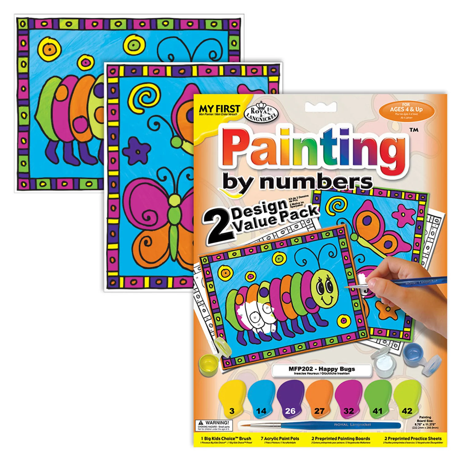 Paint By Number Happy Bugs MFP202