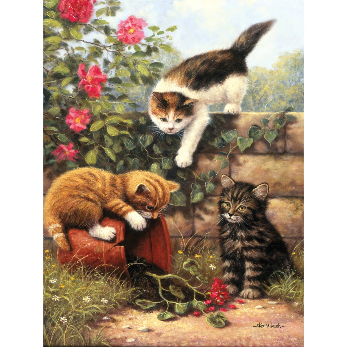 Paints by Numbers Kitten Play PJS52