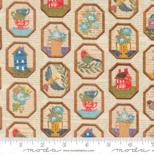 Paper Hamlet Collection Novelty Frames Cotton Fabric 39565