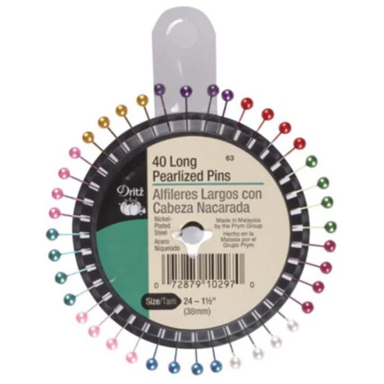 Pearl Head Pins 63- 40 count