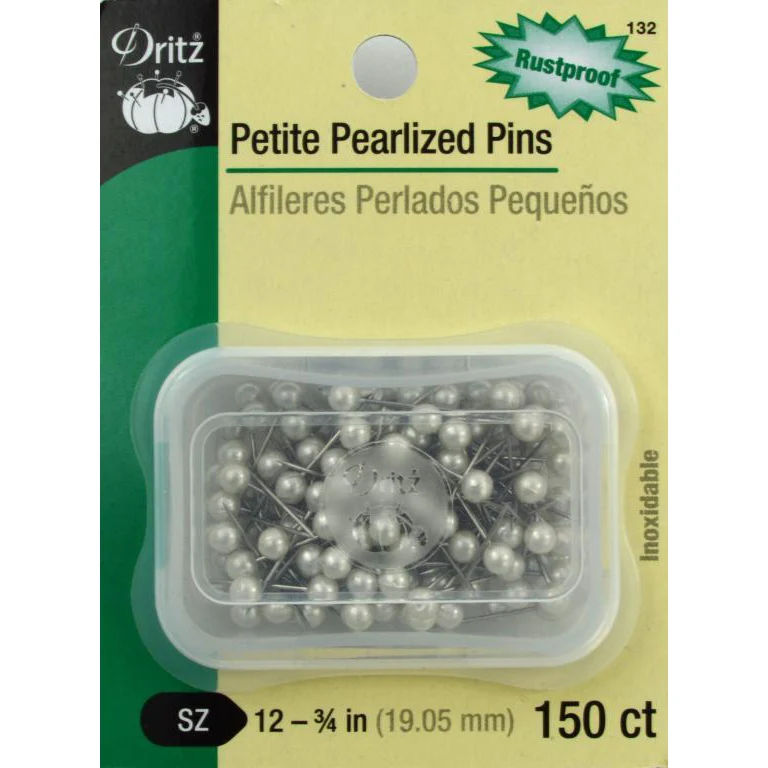 Pearl Head Pins- Petite 132