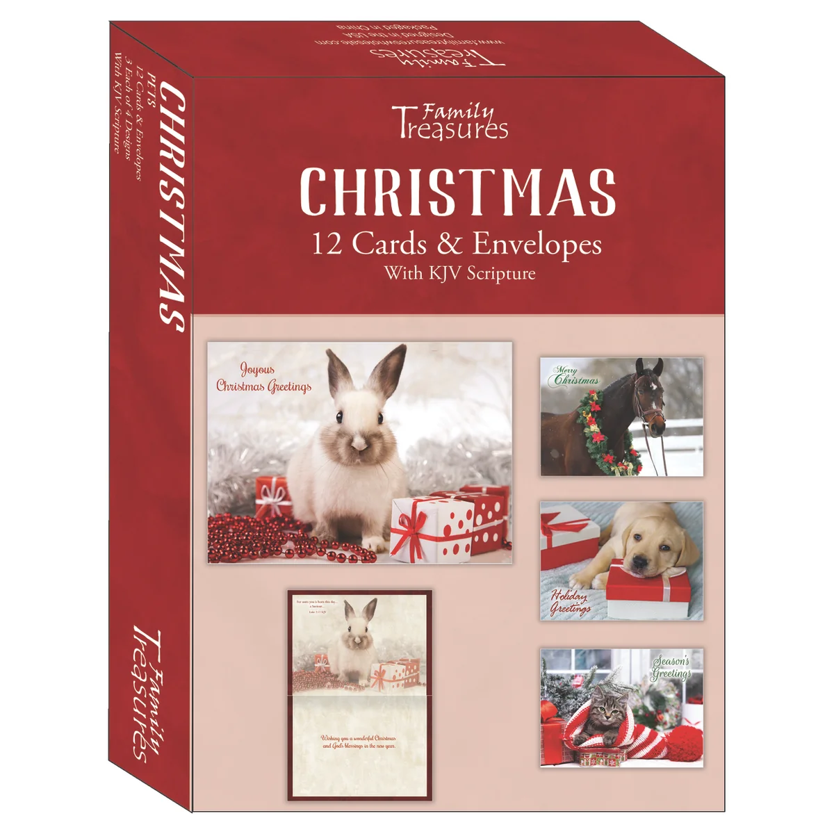 Pets Christmas Boxed Cards FT22715