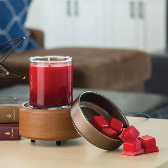 Pewter Walnut 2-in-1 Fragrance Warmer CWDPWN - Image 3