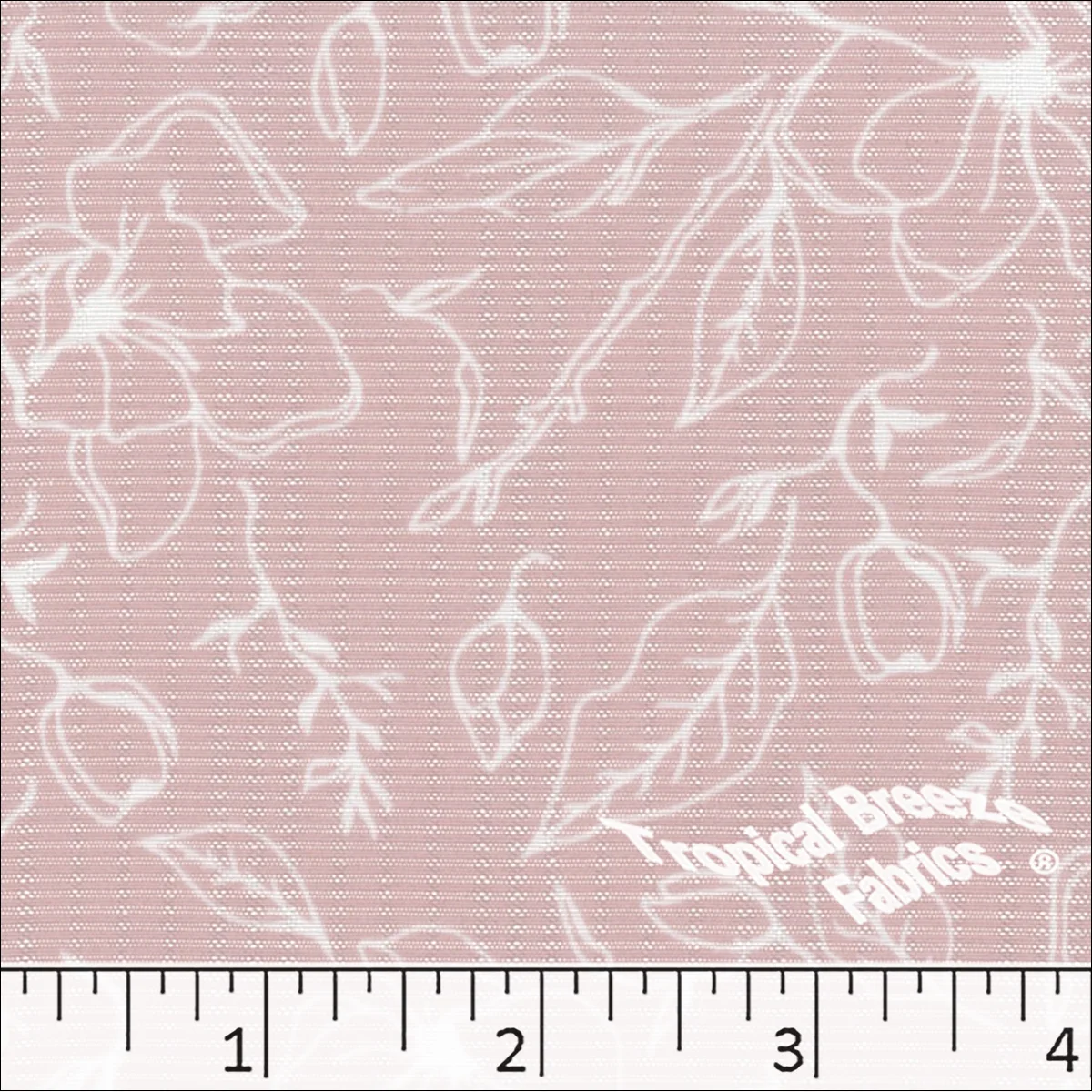 Poly Rayon Floral Print Fabric 04450
