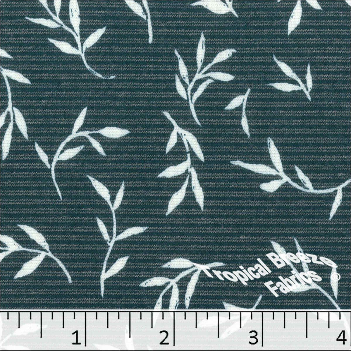 Poly Rayon Leaf Print Fabric 578517 - Image 2