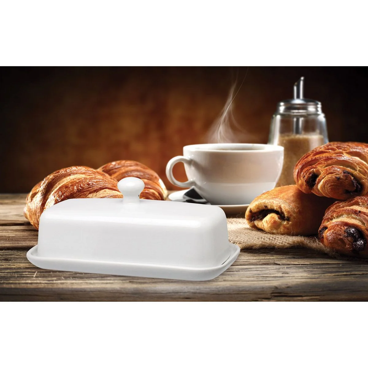 Porcelain Butter Dish 79404 - Image 2