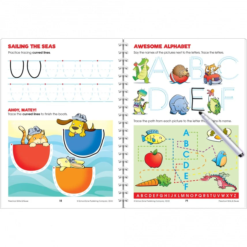 Preschool Write and Reuse Workbook 03131 - Image 4