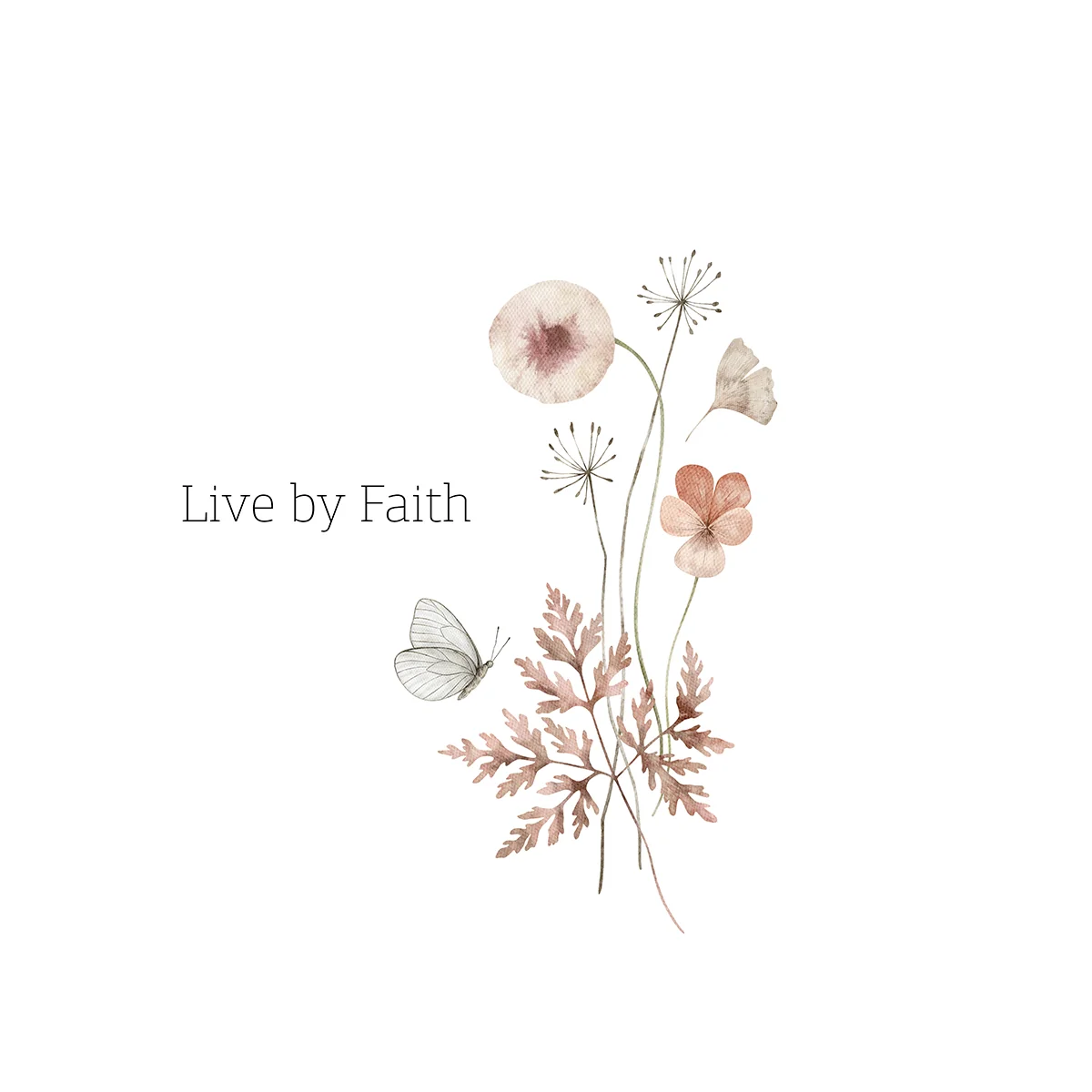 Printed Wildflower Handkerchiefs Set of 3 CH1520 - Image 2