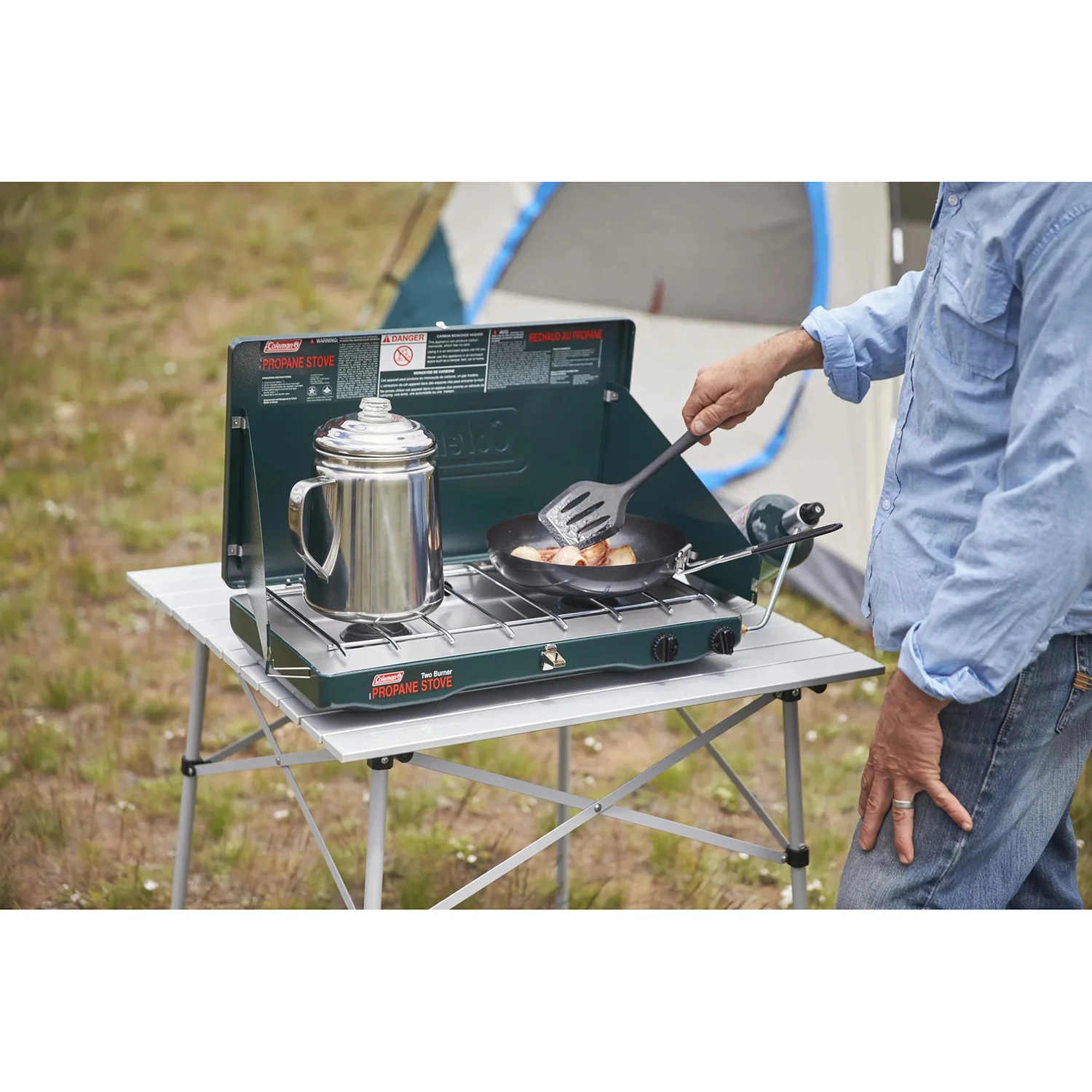 Propane Gas 2-Burner Camping Stove 2000007502 - Image 5