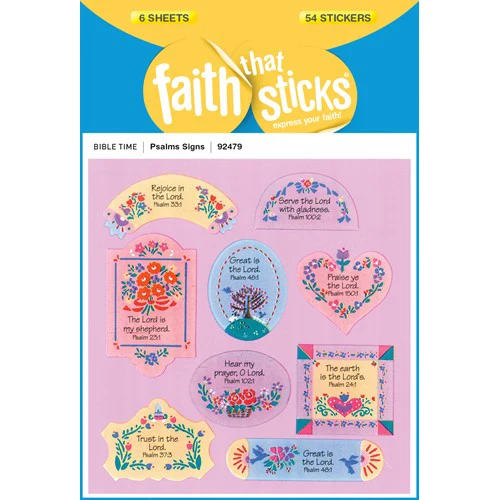 Psalms Signs Stickers 92479