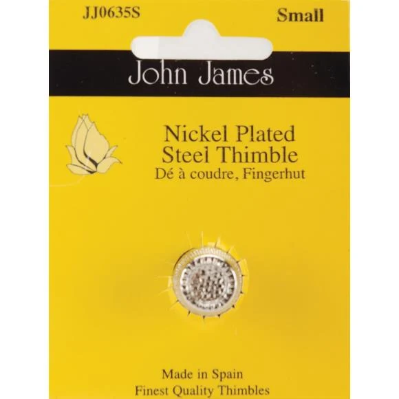 Quilter's Top Nickle Plated Thimble JJ0635