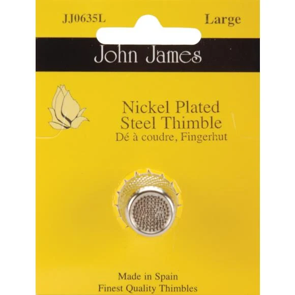 Quilter's Top Nickle Plated Thimble JJ0635 - Image 3