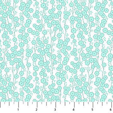 Quilting in Bloom Collection Floral Vines Cotton Fabric 28837 - Image 2