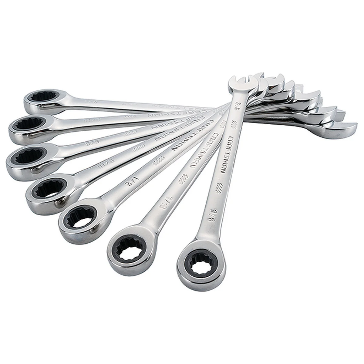 Ratchet Wrench Set SAE 7-Piece