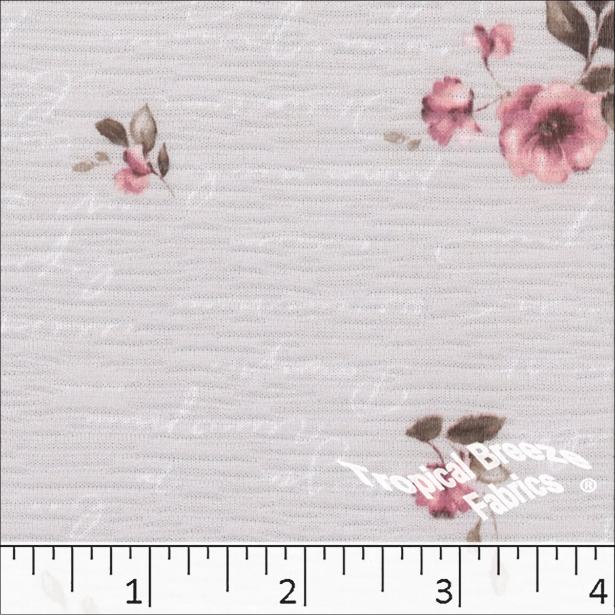 Rebecca Knit Floral Print Fabric 573614 - Image 3