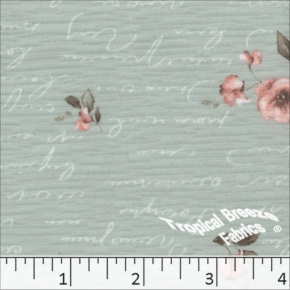 Rebecca Knit Floral Print Fabric 573614 - Image 4
