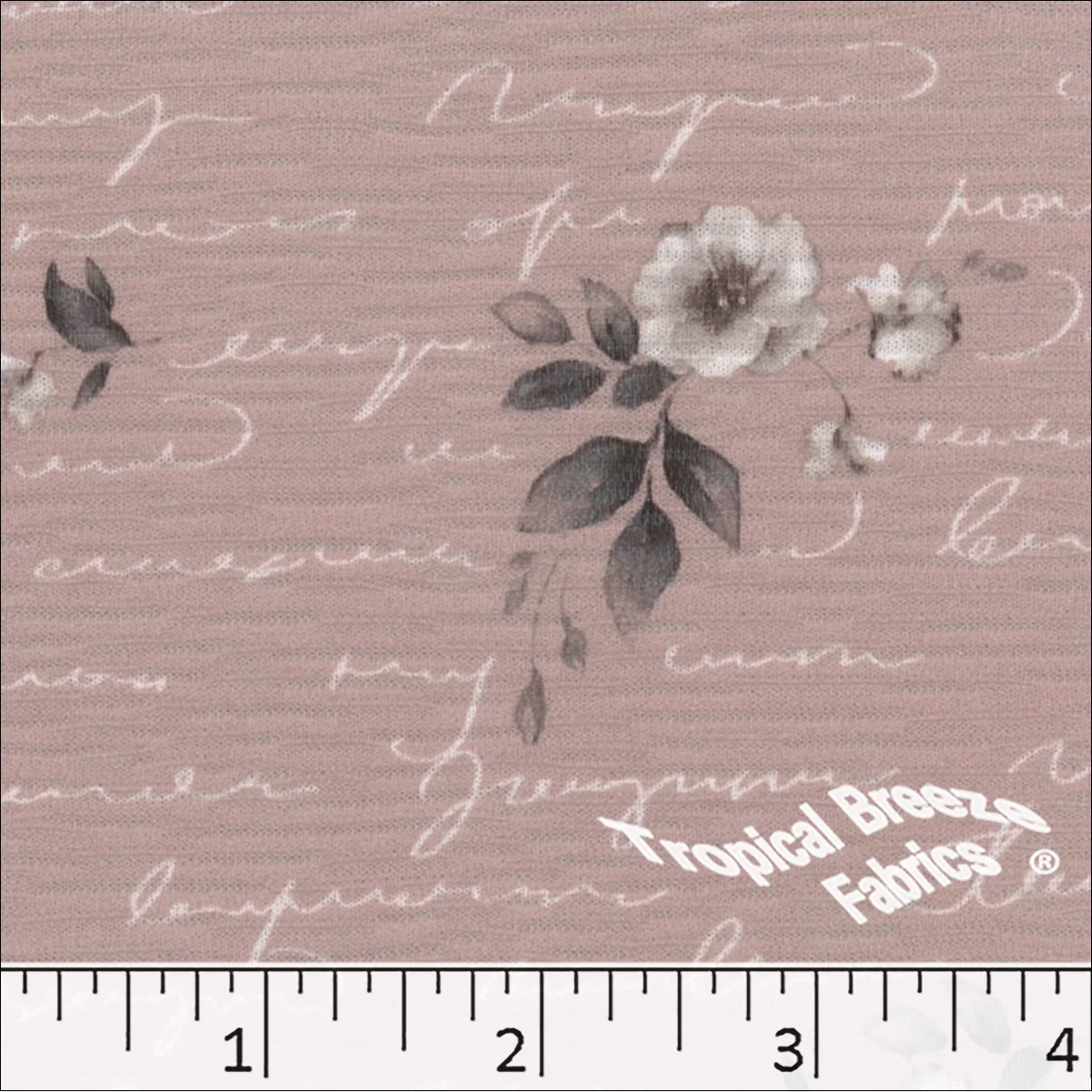 Rebecca Knit Floral Print Fabric 573614 - Image 5