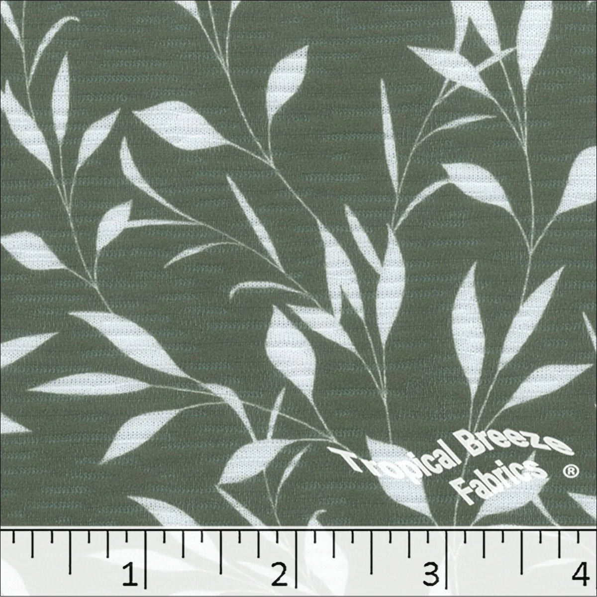 Rebecca Leafy Knit Print Dress Fabric 573527