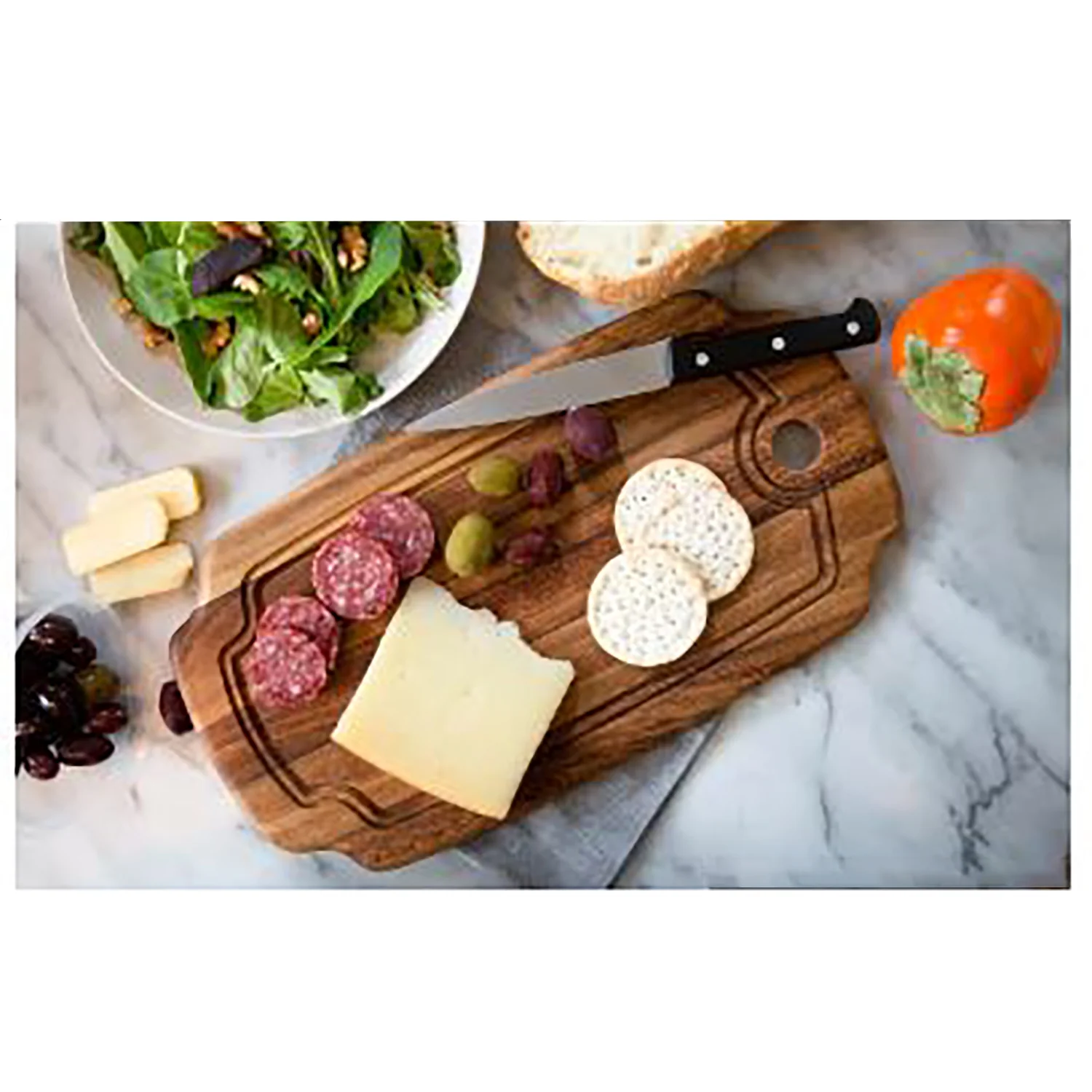 Rectangular Acacia Wood Prep Board 28130 - Image 2