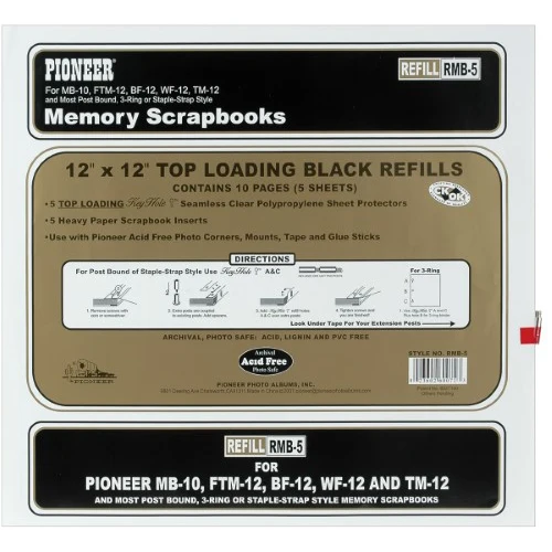 Refill Pages for Memory Scrapbooks RMB-5 and RMW-5 - Image 2