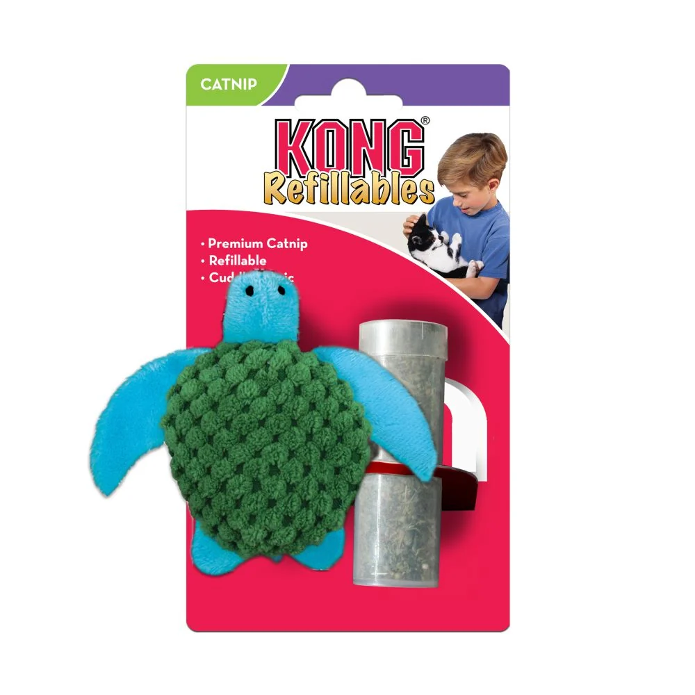 Refillable Catnip Turtle Toy for Cats NT43 - Image 3