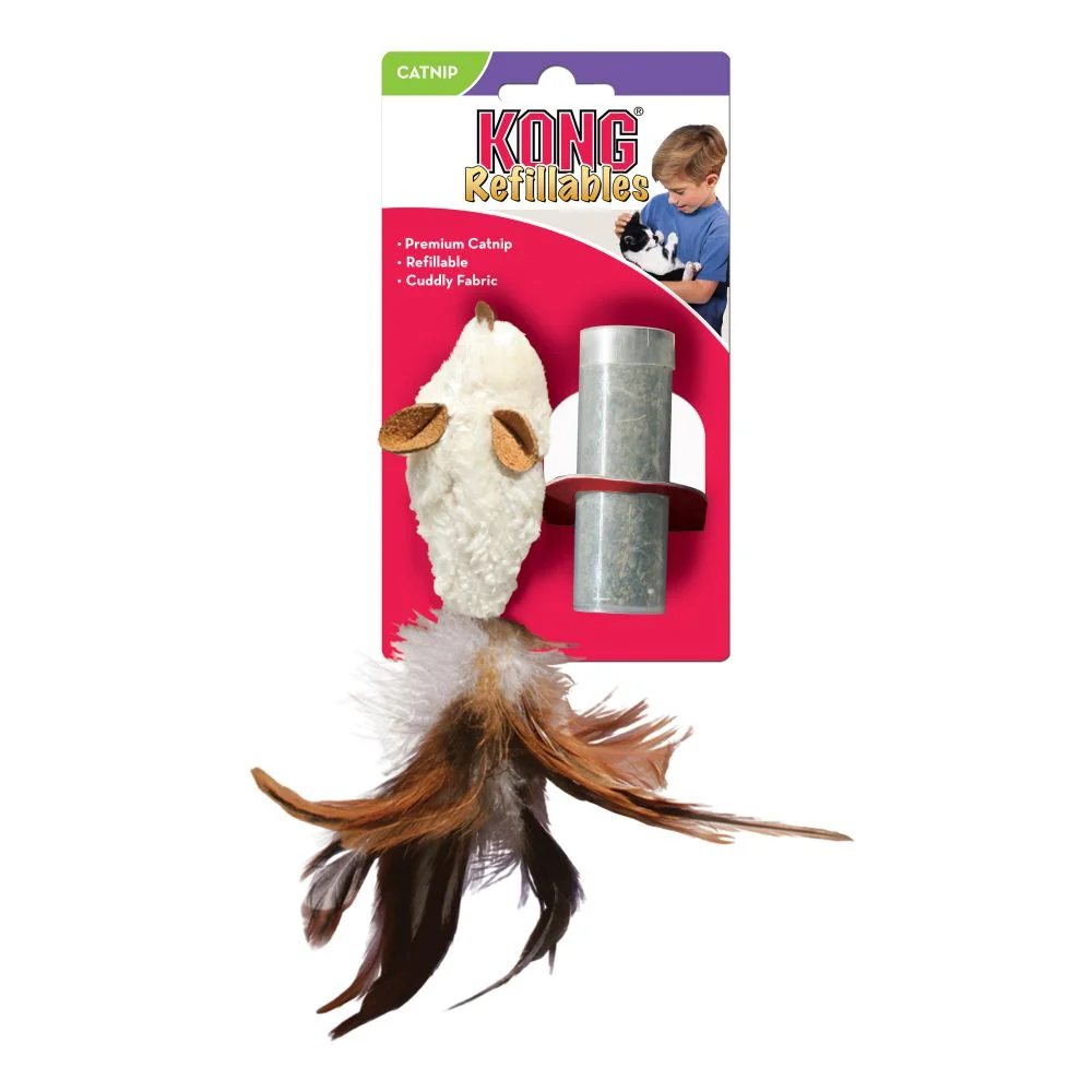 Refillable Feather Mouse for Cats NM42 - Image 2