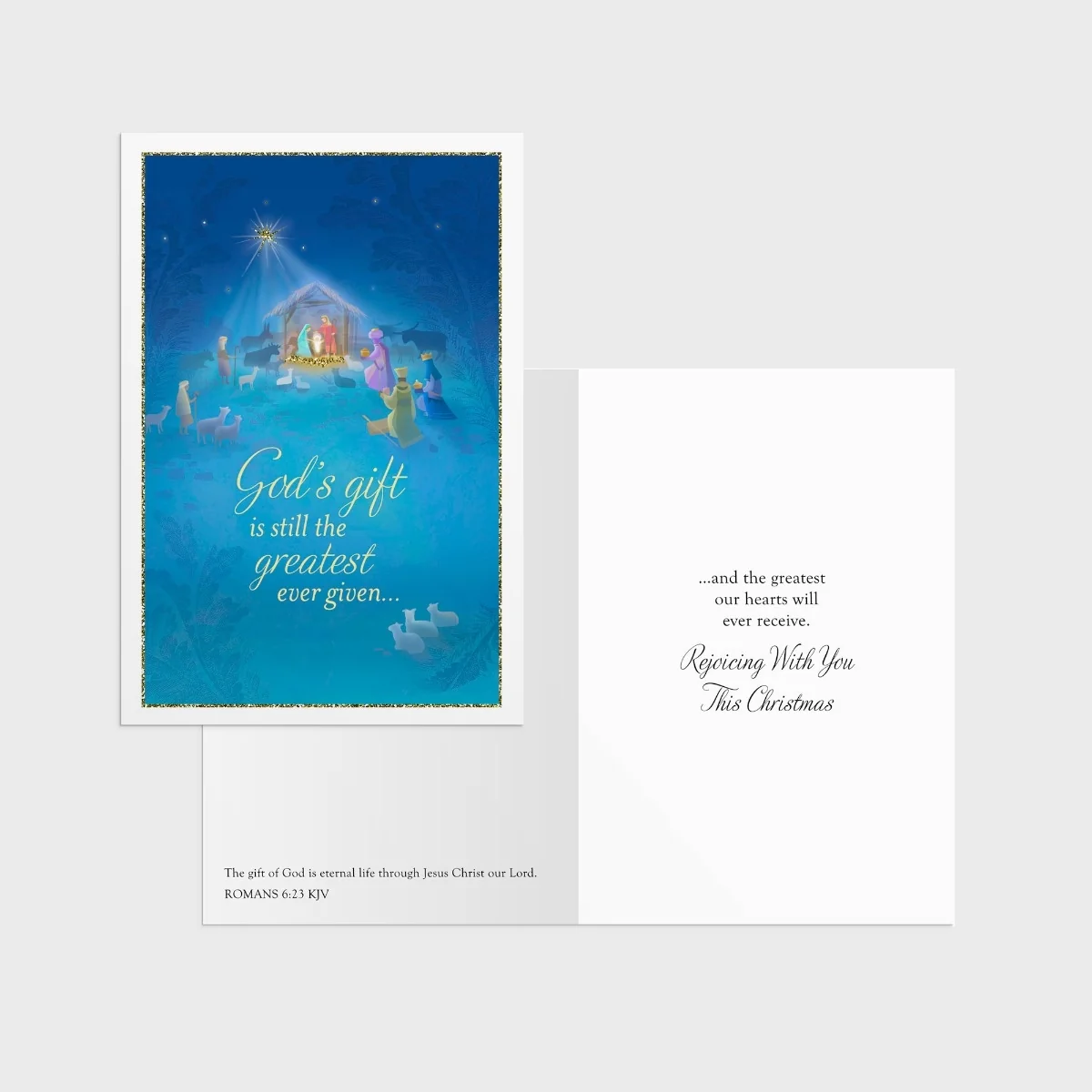 Religious Scenes Value Christmas Boxed Cards J8845 - Image 2