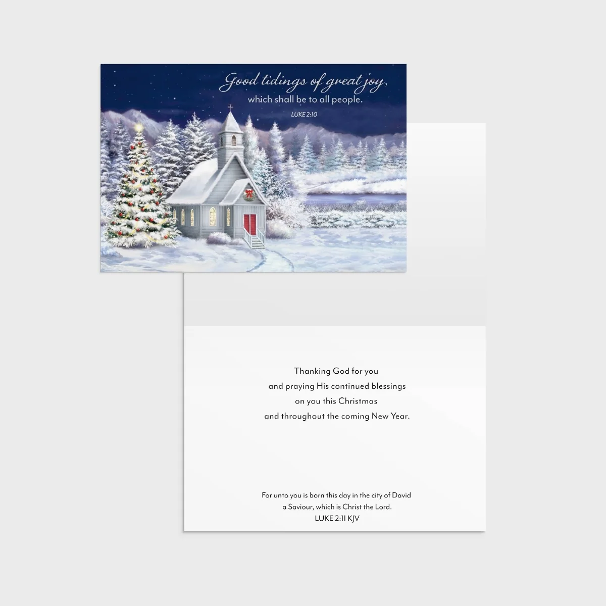 Religious Scenes Value Christmas Boxed Cards J8845 - Image 3