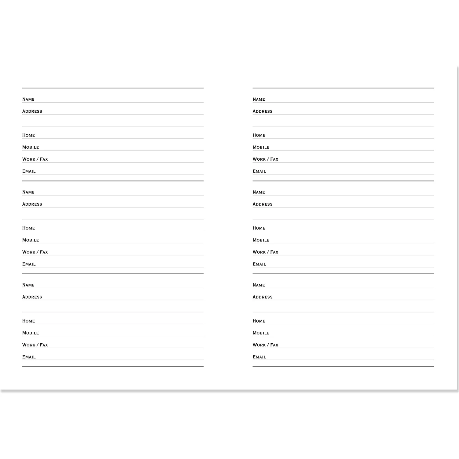 Rose Garden Large Address Book 318558 - Image 3