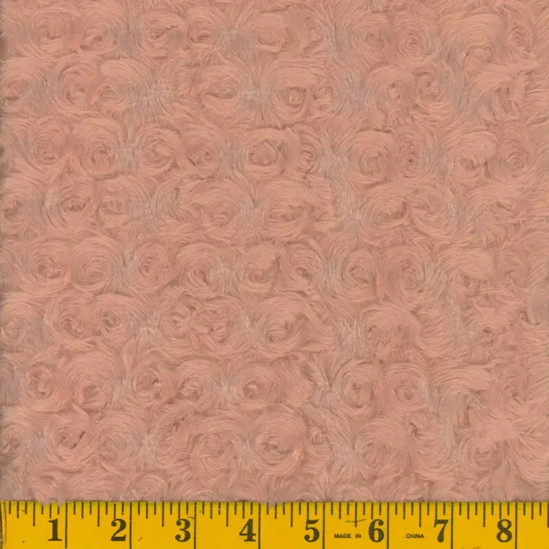 Rose Plush Polar Fleece Fabric - Image 4