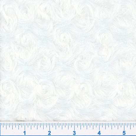 Rose Plush Polar Fleece Fabric - Image 6