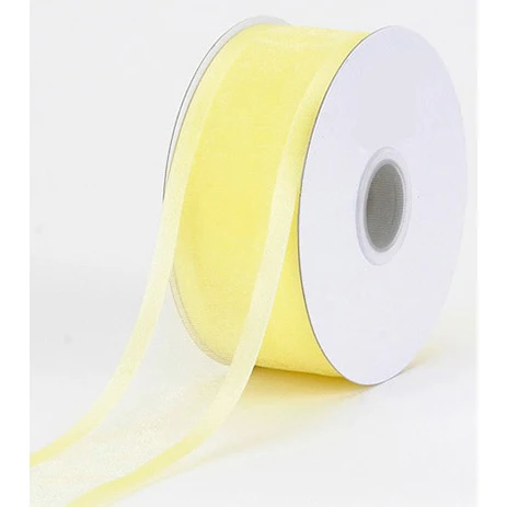 Satin Edge Organza Ribbon by the Yard 1 1/2 inch 9102