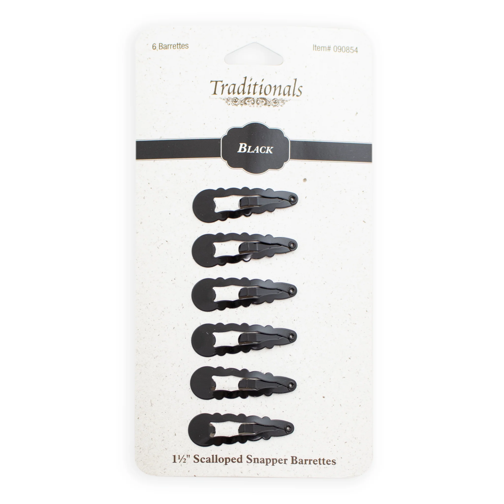 Scallop Edge Snapper Barrettes 090854