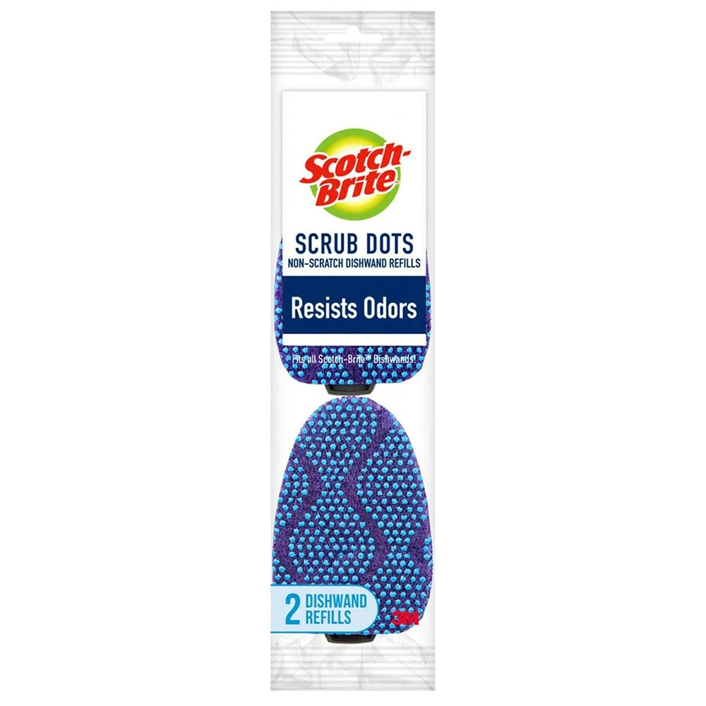 Scotch-Brite 2-Pack Non-Scratch Scrub Dots Dishwand Refills 487-2-7