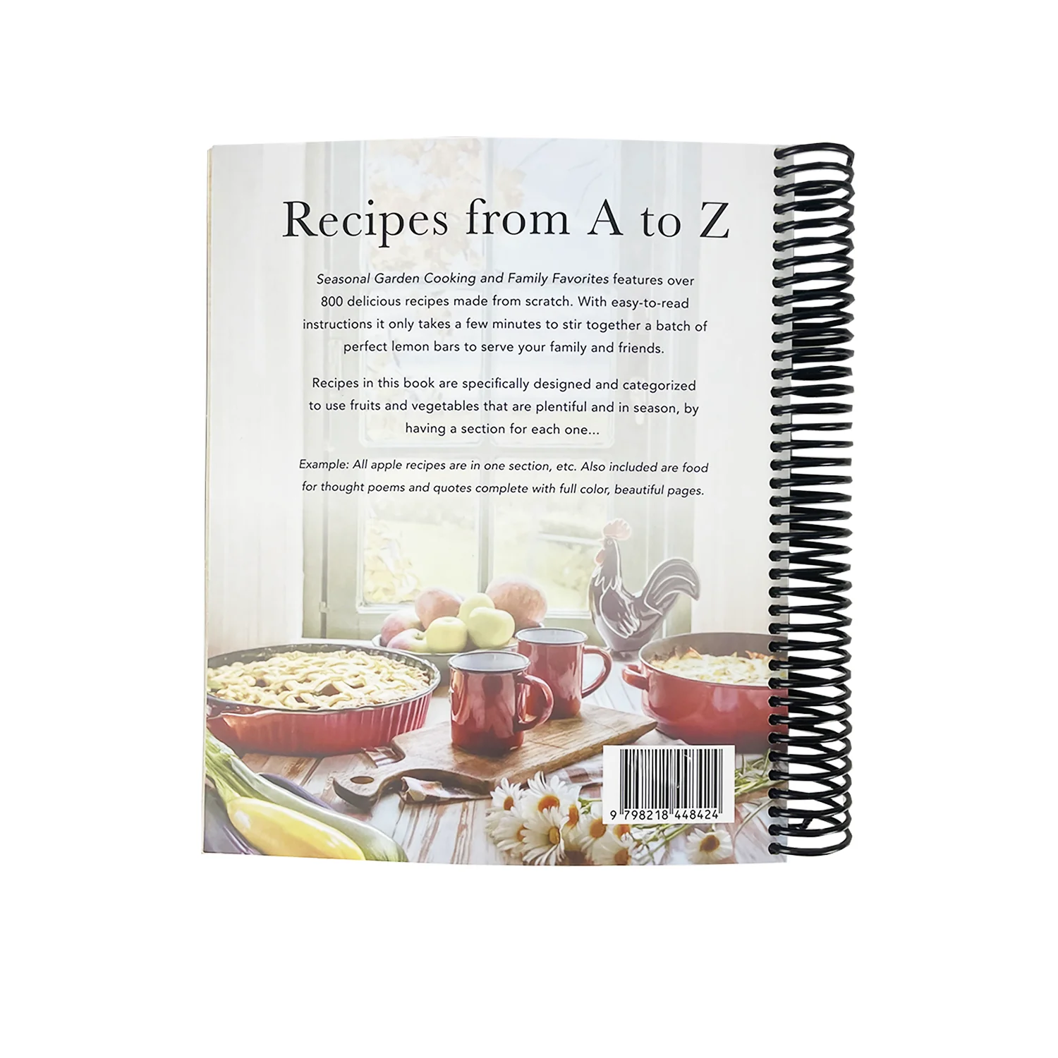 Seasonal Garden Cooking and Family Favorites Cookbook - Image 2