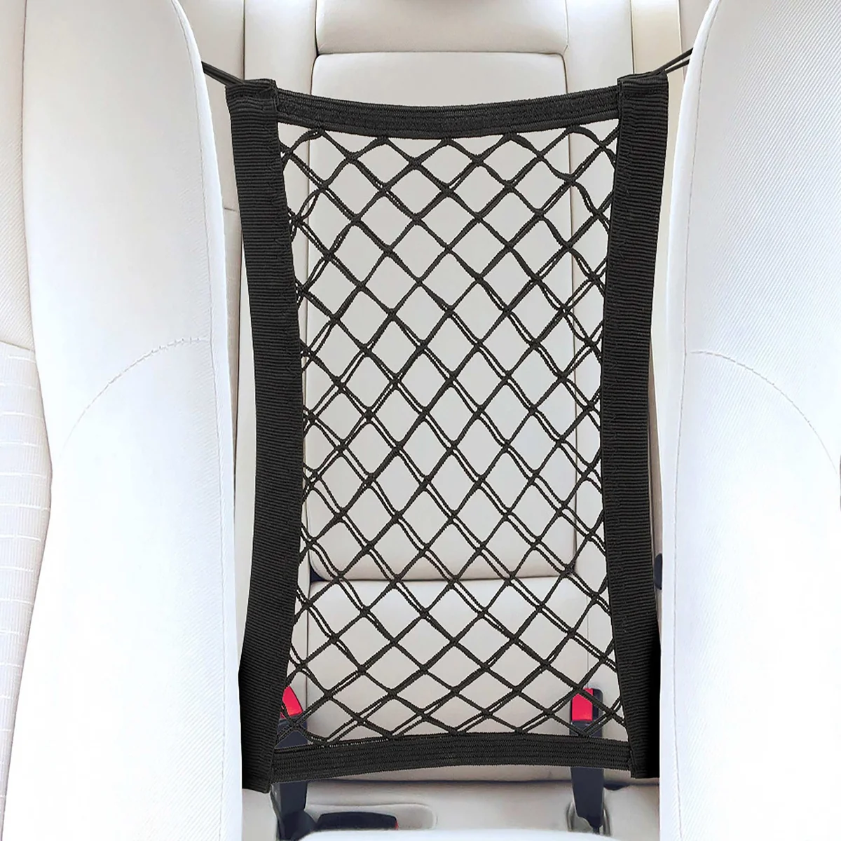 Seatbelt Leash with Dividing Net Dog and Cat - Image 2