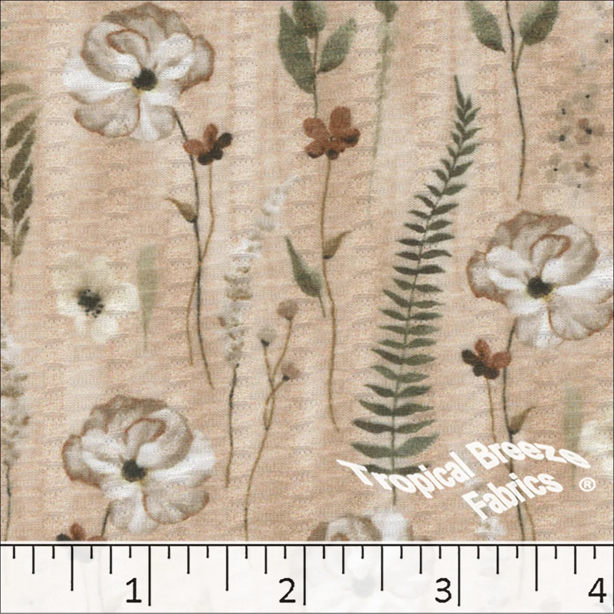 Seersucker Floral Knit Dress Fabric 575510