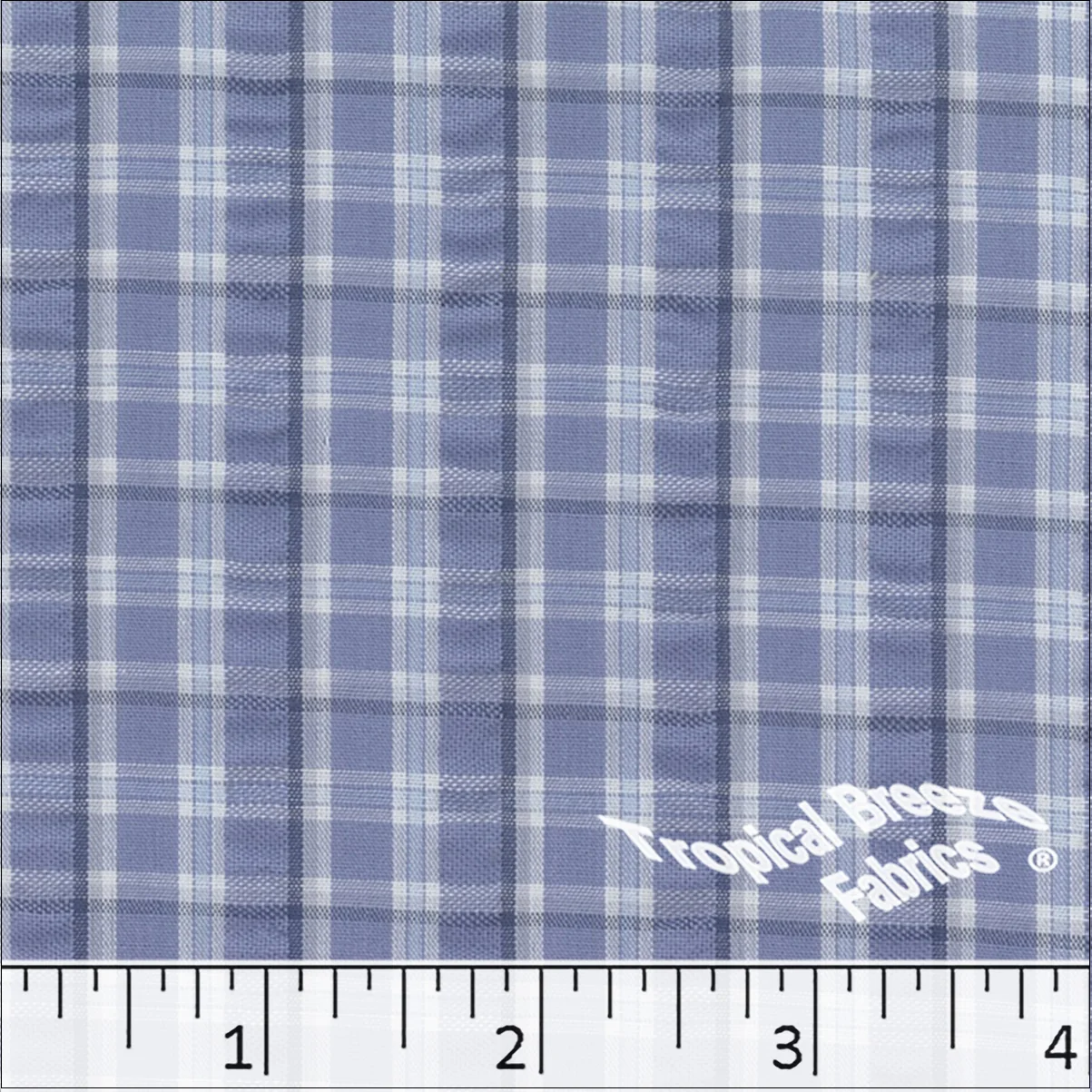 Seersucker Plaid Fabric 488611 - Image 2