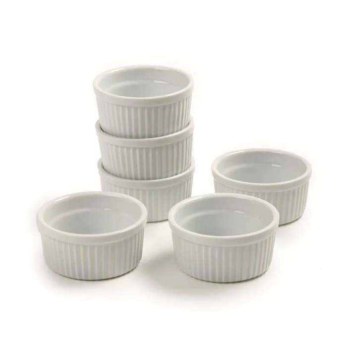 Set of 6 Porcelain Ramekins 261 - Image 2