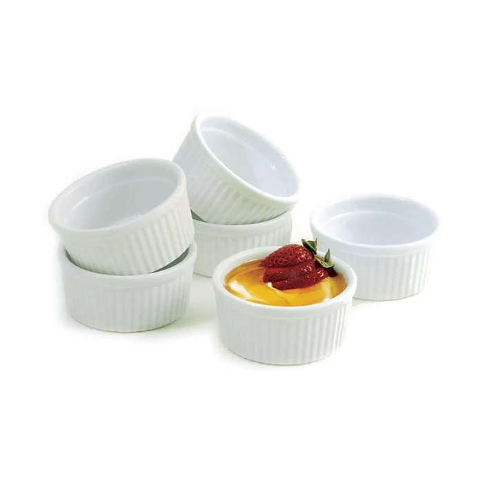 Set of 6 Porcelain Ramekins 261 - Image 3