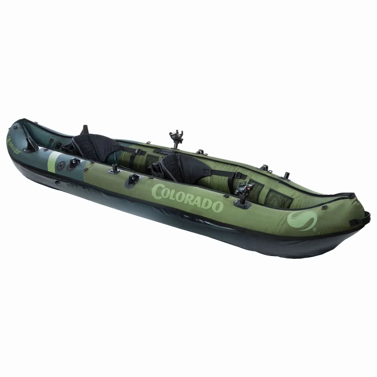 Sevylor Colorado 2-Person Green Inflatable Fishing Kayak 2000014133