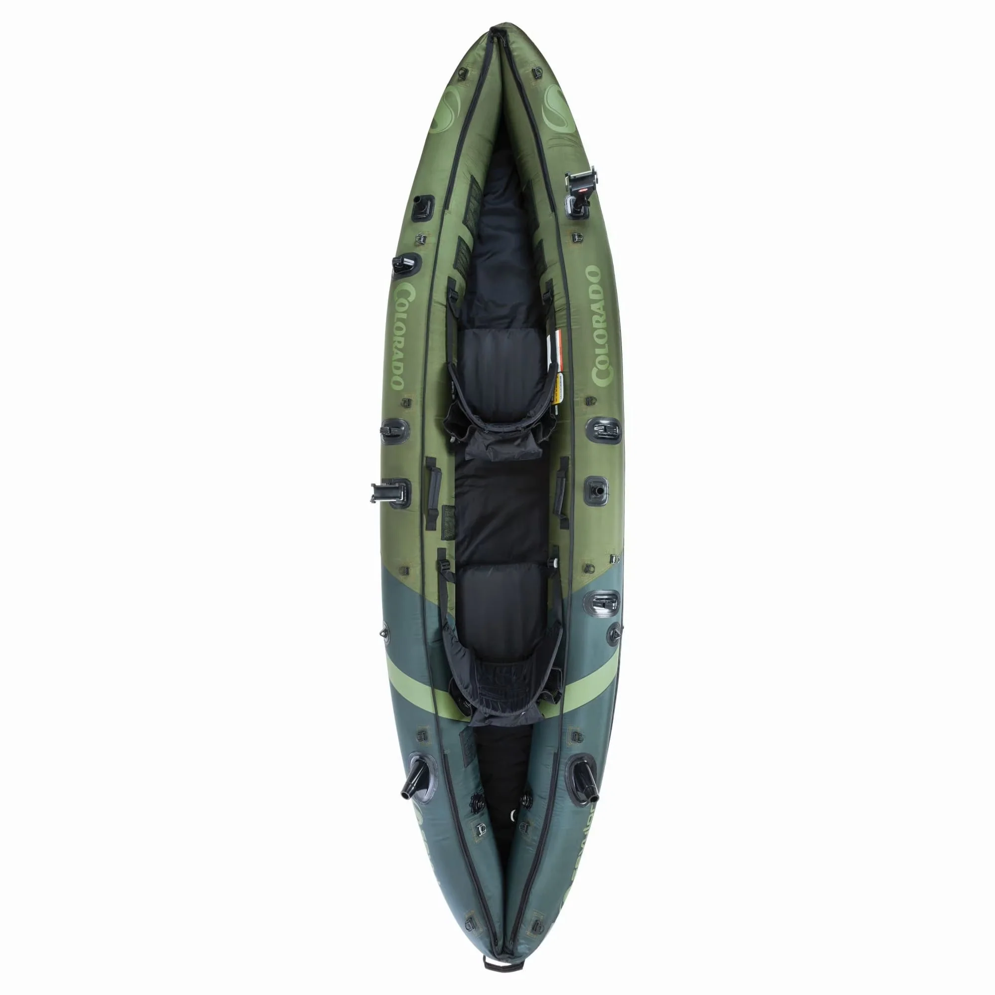 Sevylor Colorado 2-Person Green Inflatable Fishing Kayak 2000014133 - Image 2