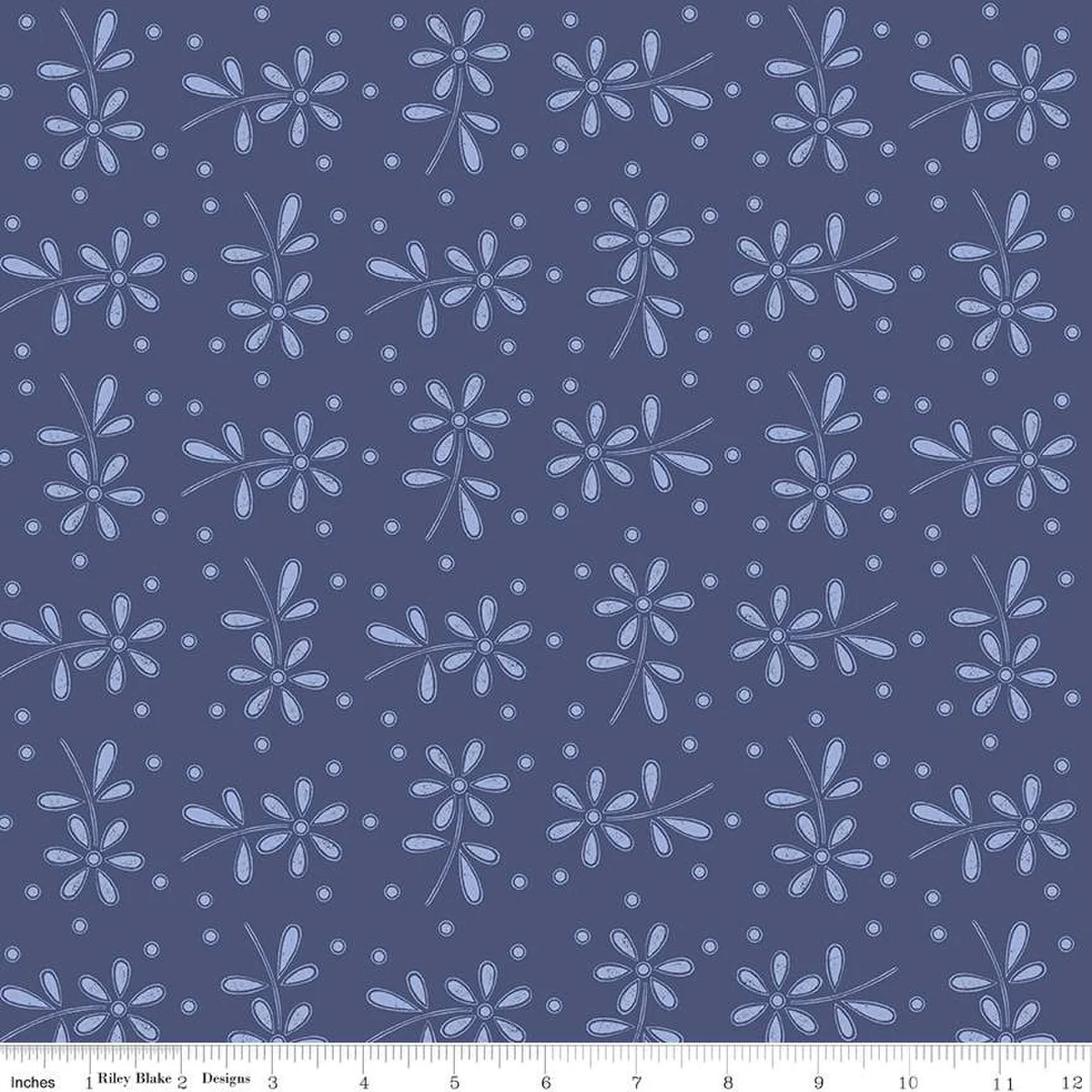 Sewing Seeds Collection Daisy Eyelet Toss Cotton Fabric CD15689 - Image 3