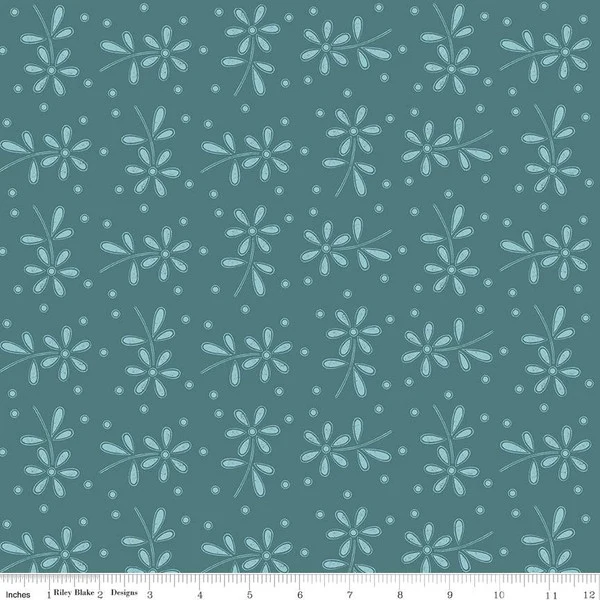 Sewing Seeds Collection Daisy Eyelet Toss Cotton Fabric CD15689 - Image 4