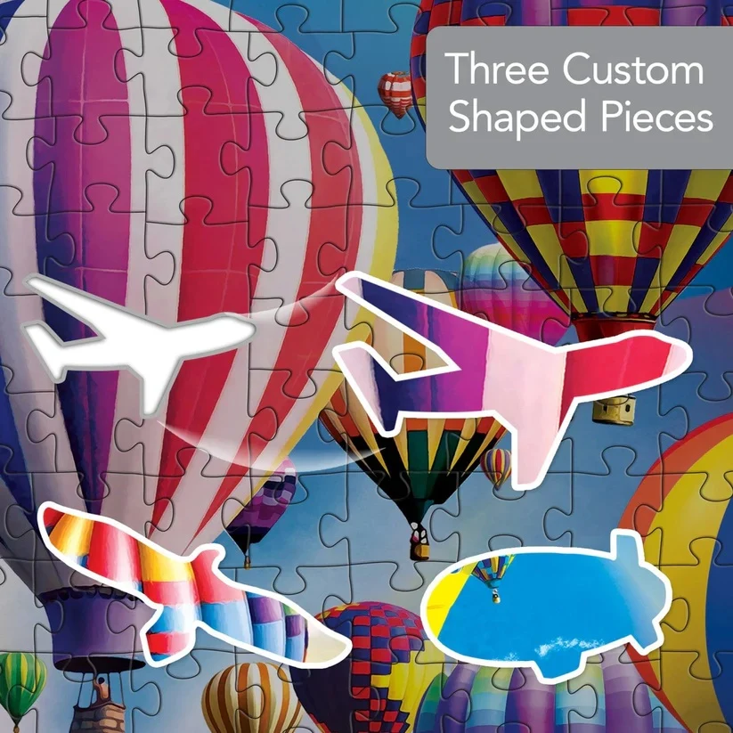 Shapes - Hot Air Balloons 500 Piece Jigsaw Puzzle 32289 - Image 4