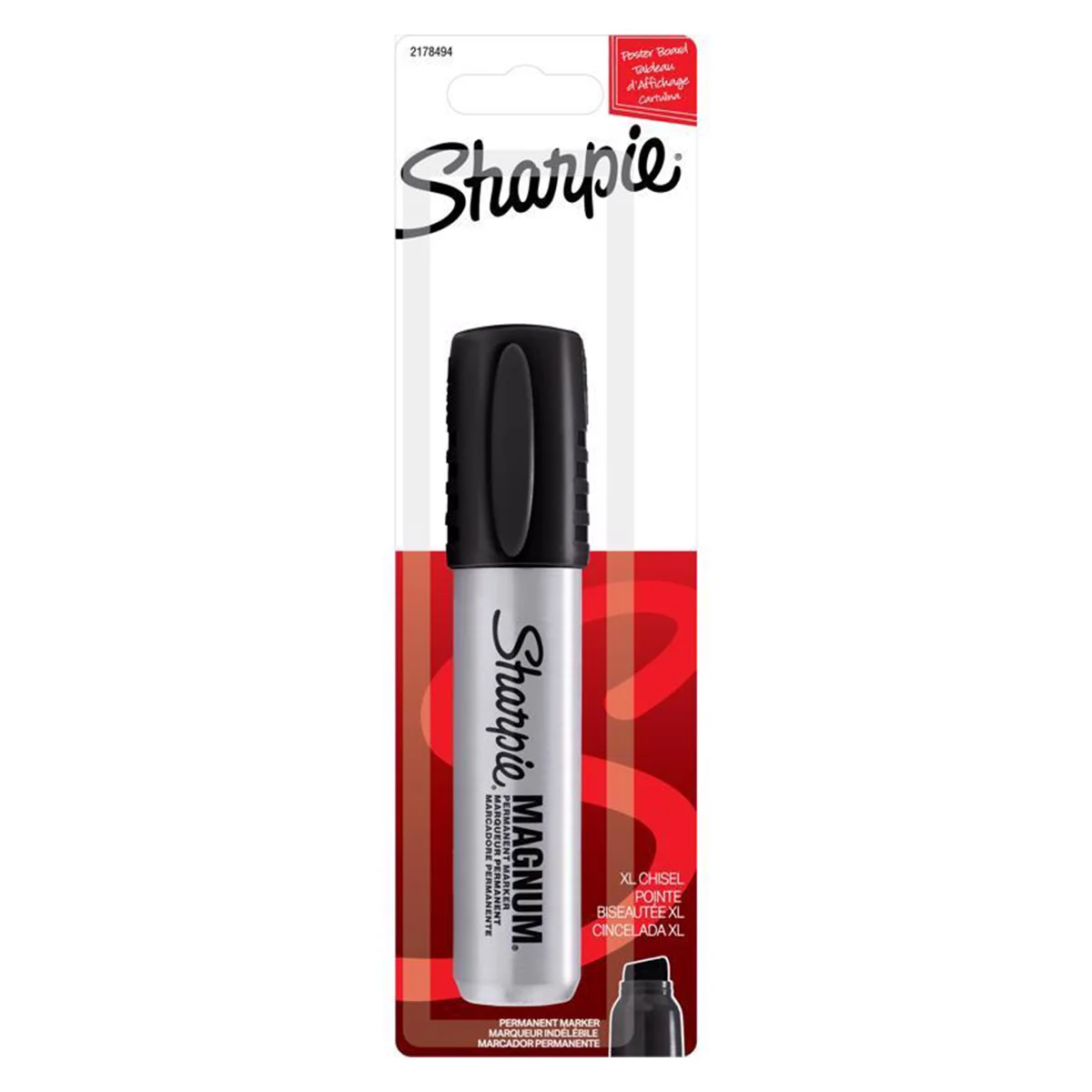 Magnum Black Chisel Tip Permanent Marker 44101PP