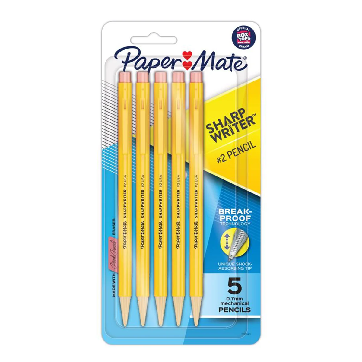Sharp Writer #2 0.7 mm Mechanical Pencil 5 pk 2119640